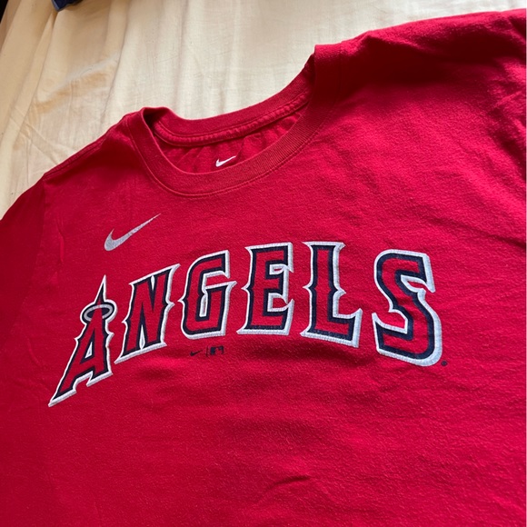 Nike Mike Trout #27 Angels Jersey T Shirt - Size Large - Picture 4 of 5